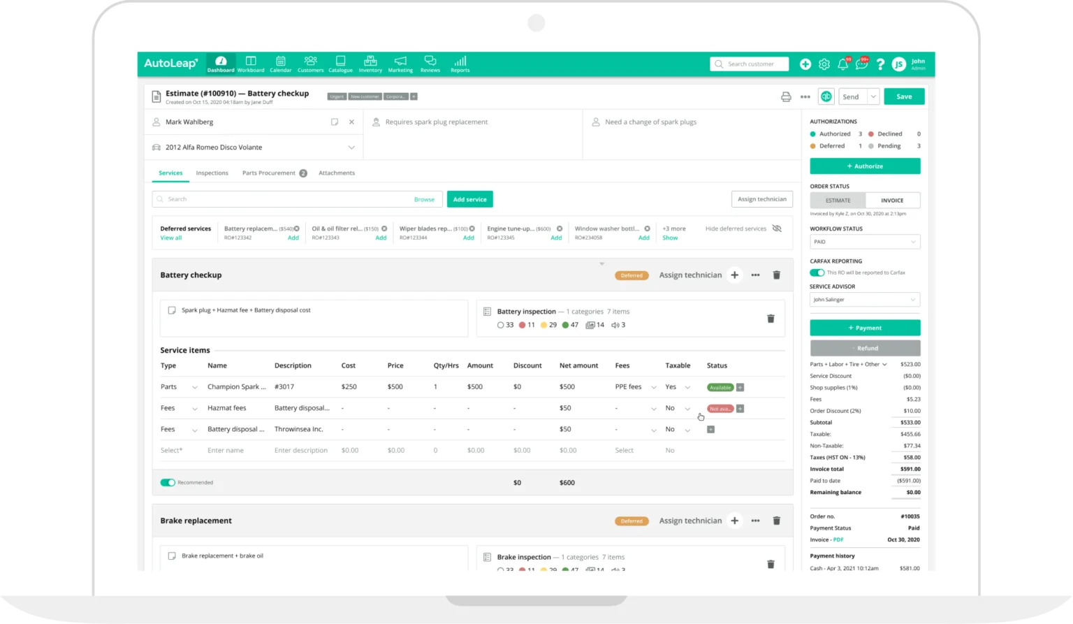 Technician App - AutoLeap