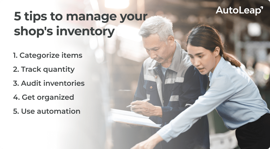 5 tips to manage your shop's inventory