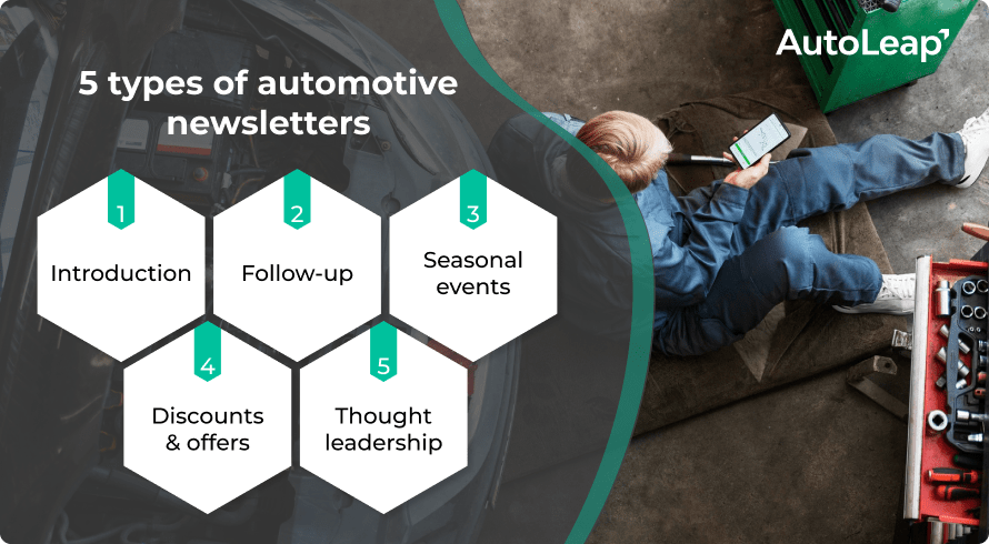 5 types of automotive newsletters