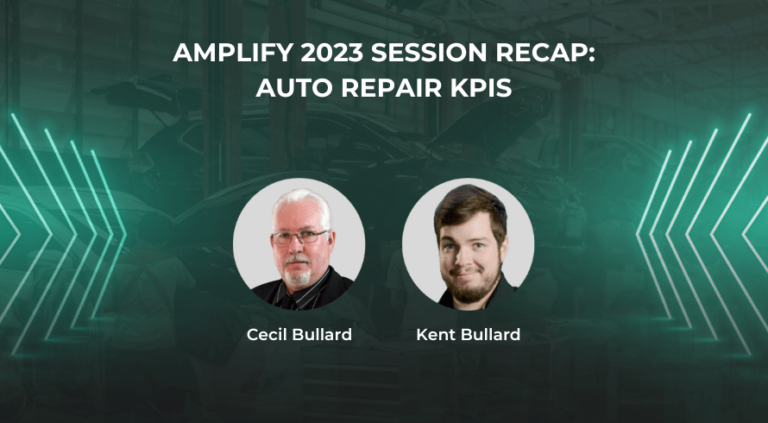 Amplify 2023 Session Recap: Auto Repair KPIs