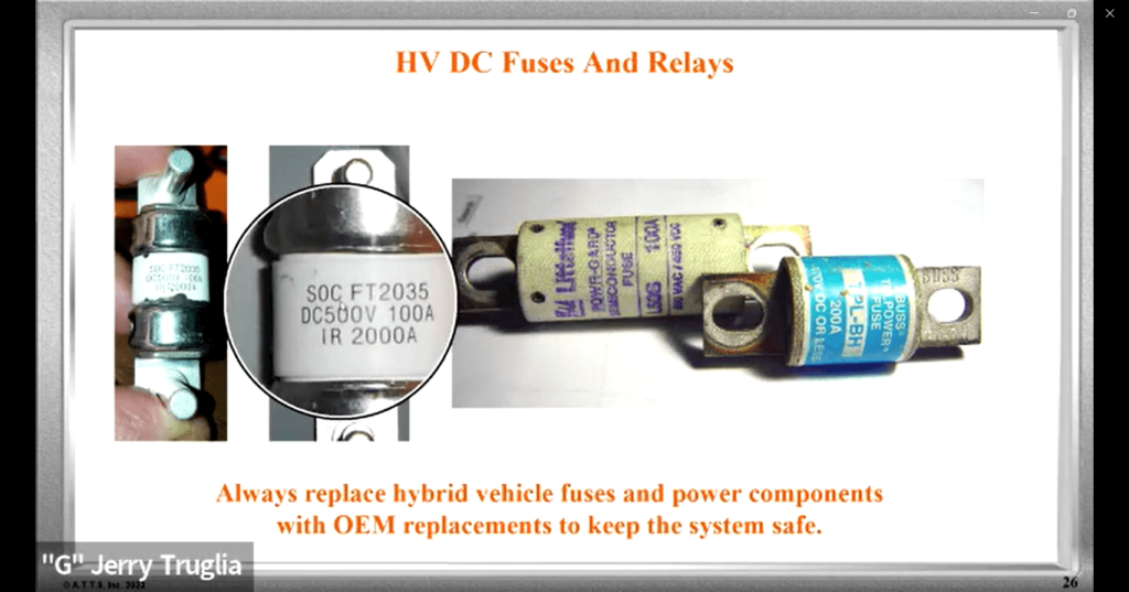 Amplify presentation image with fuse and relay safety visuals.