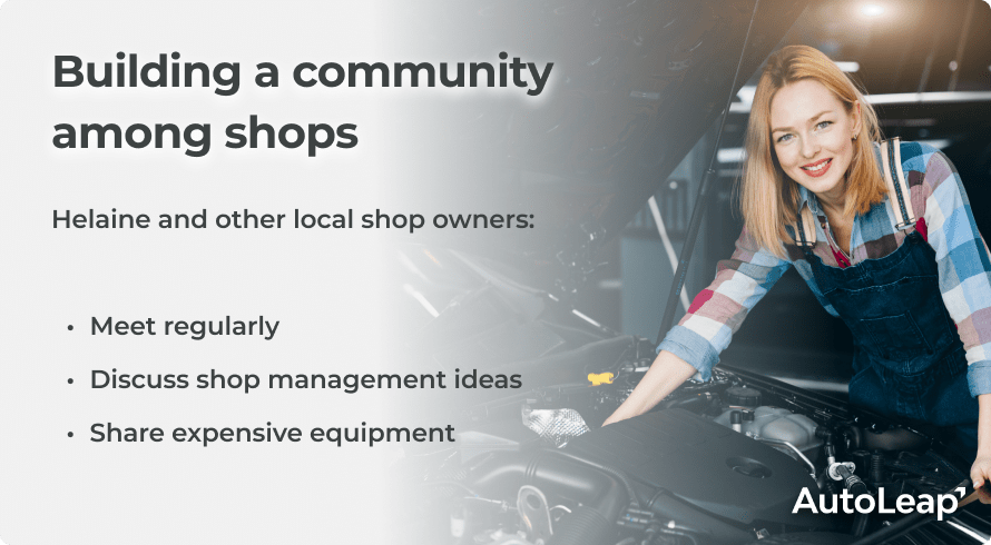 Building a community among shops