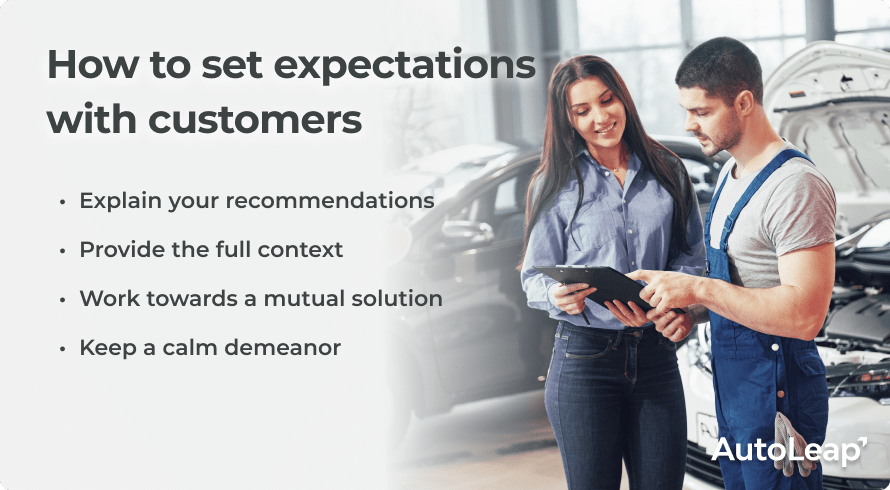 How to set expectations with customers