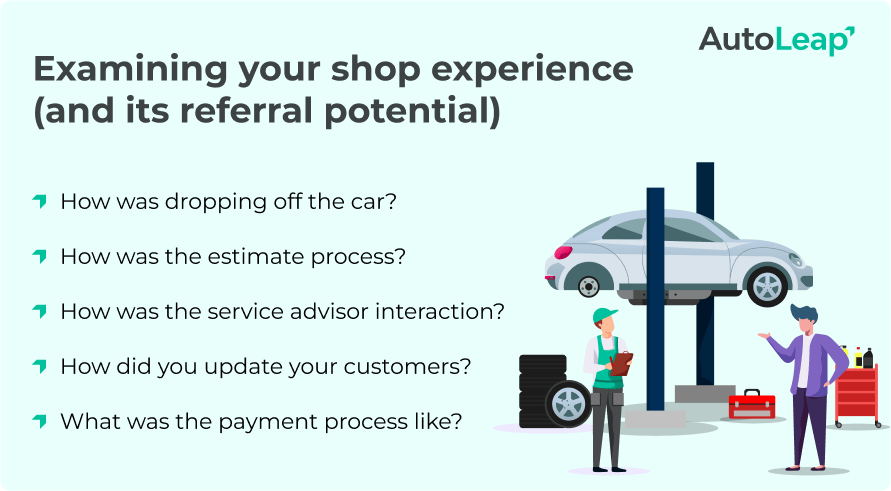 Examining your shop experience (and its referral potential)