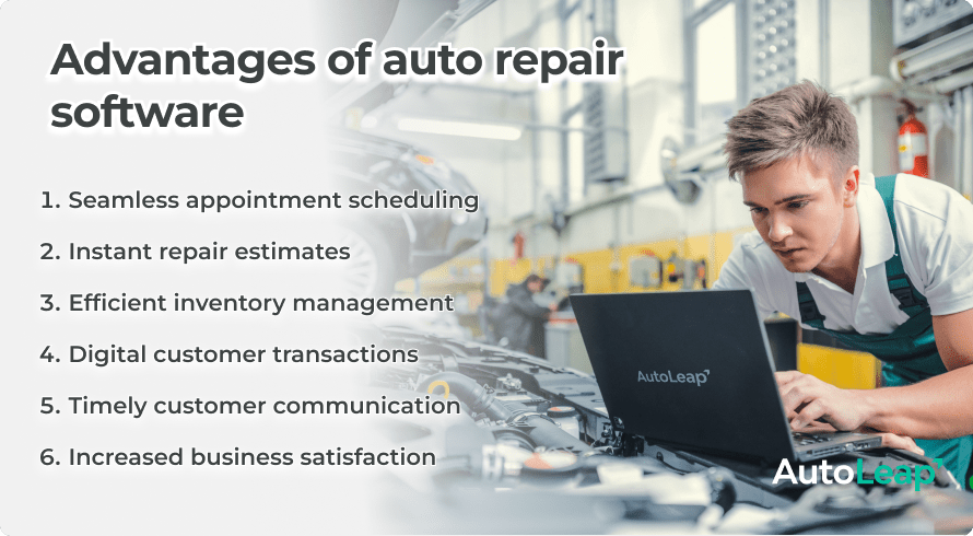 Advantages of auto repair software