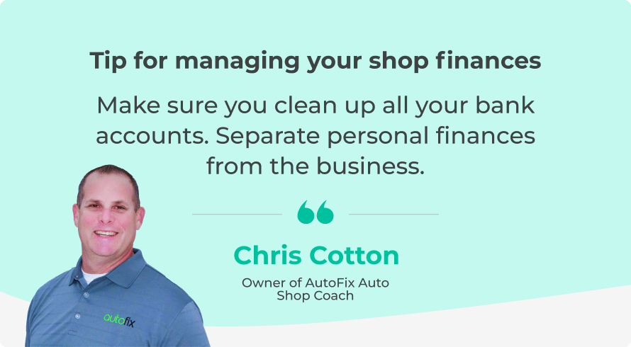 Tips for managing your shop finances