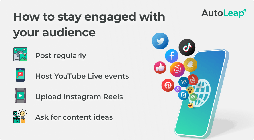 How to stay engaged with your audience