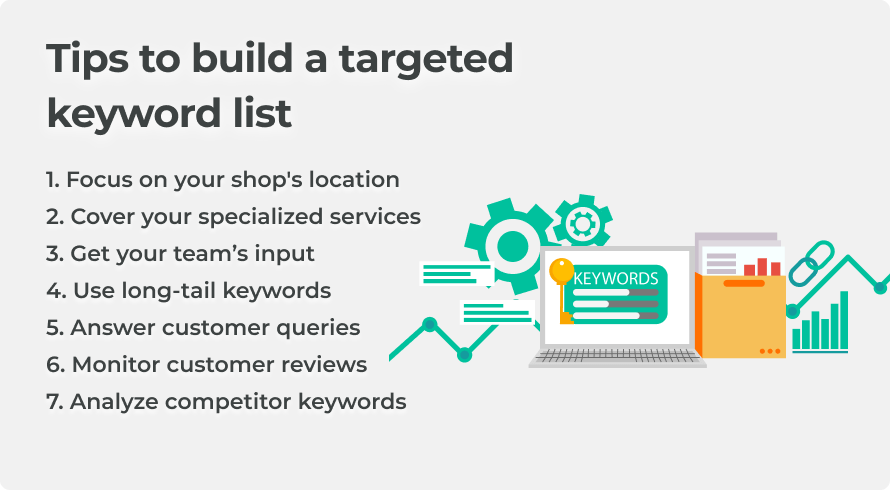 Tips to build a targeted keyword list