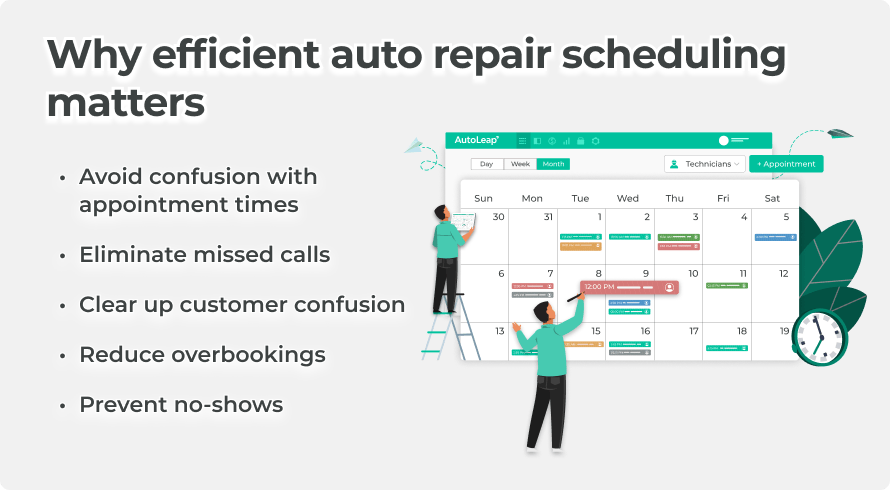 The importance of auto repair scheduling