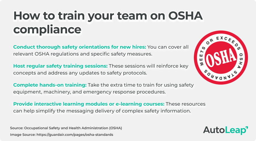 Training your shop on OSHA compliance