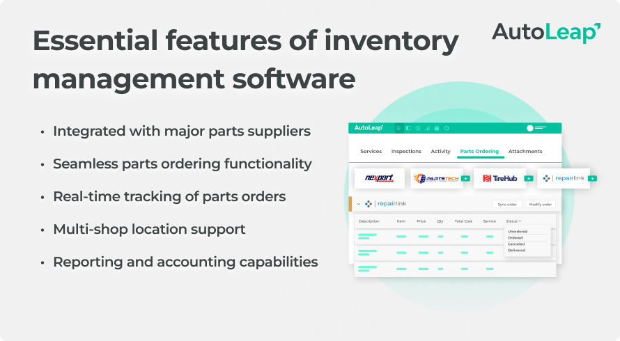 Key features of inventory management software