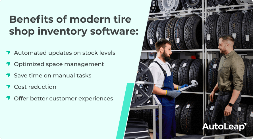 Benefits of Modern Tire Shop Inventory Software